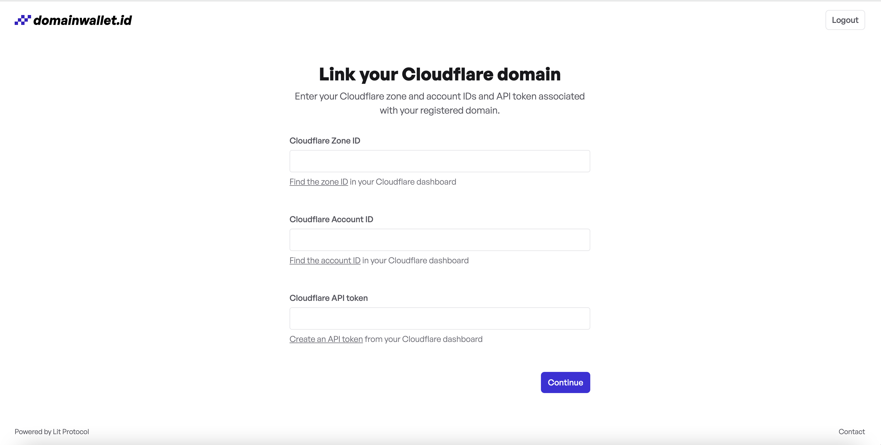 Add a domain